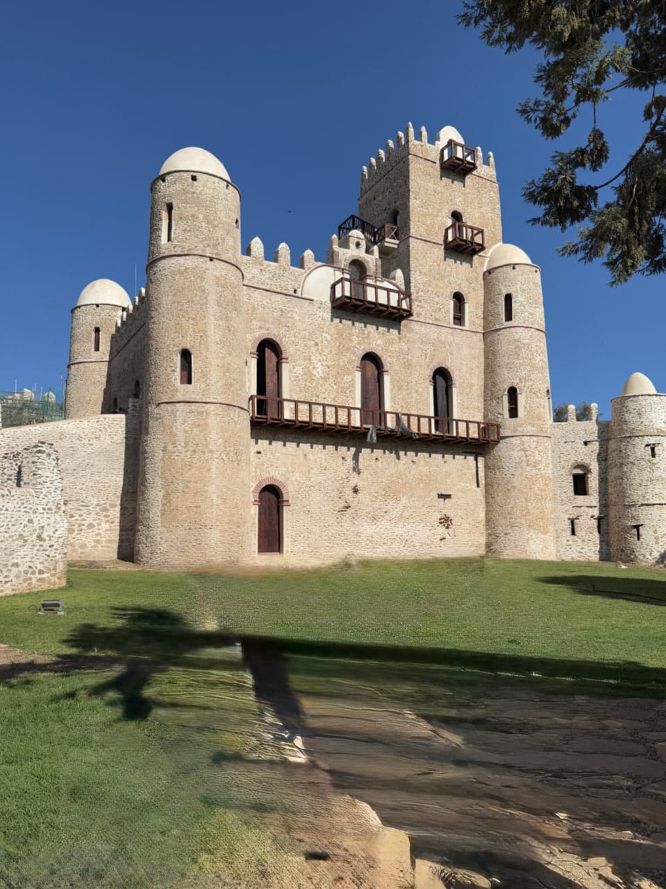 Fasilides castle in Gondar, Ethiopia
