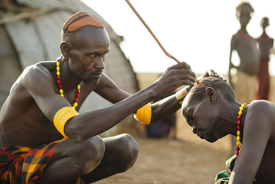 Dasenech (Dassanech) community member near the Omo Delta, Ethiopia