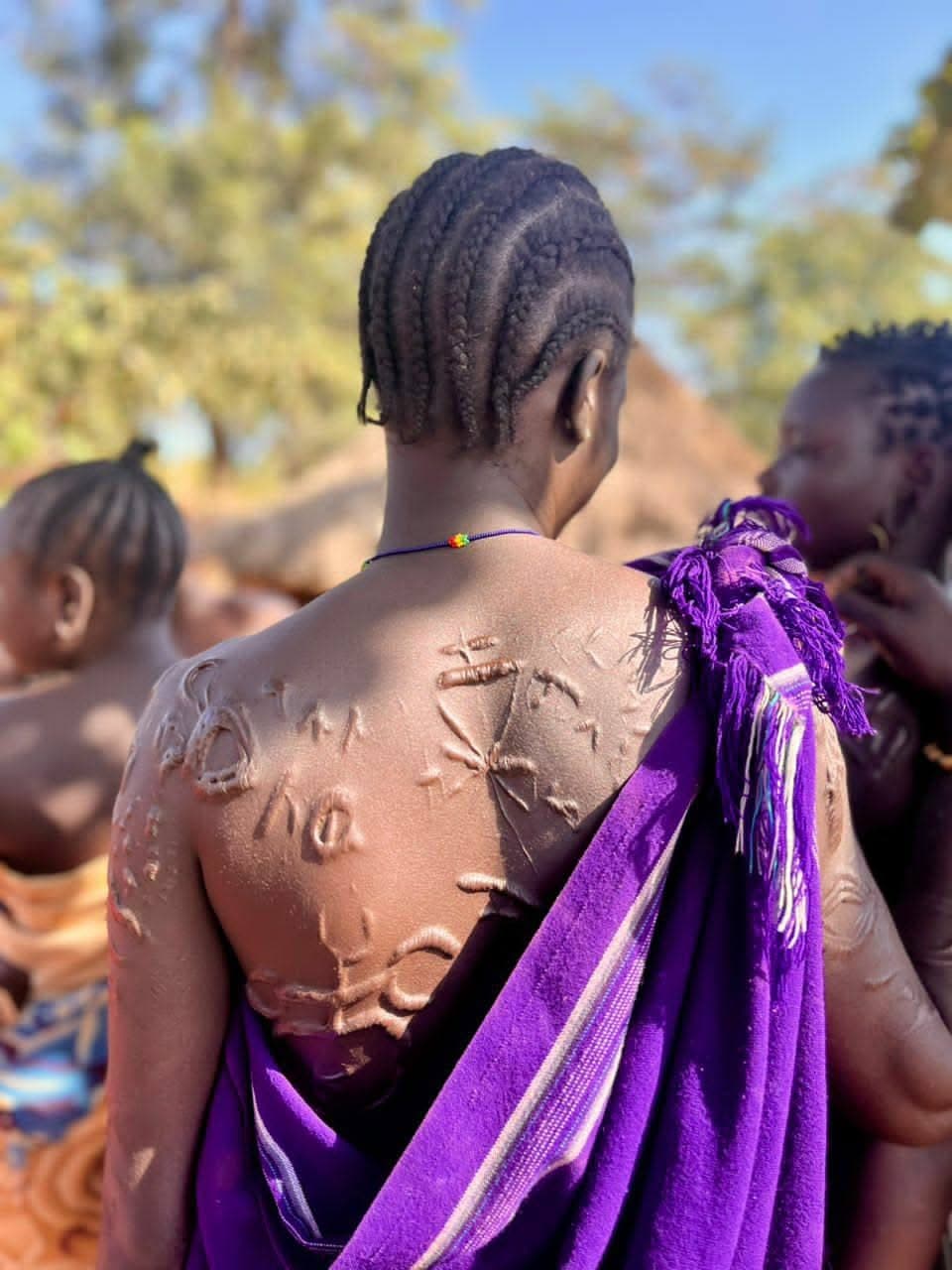 Traditional scarification portrait in the Lower Omo Valley, Ethiopia