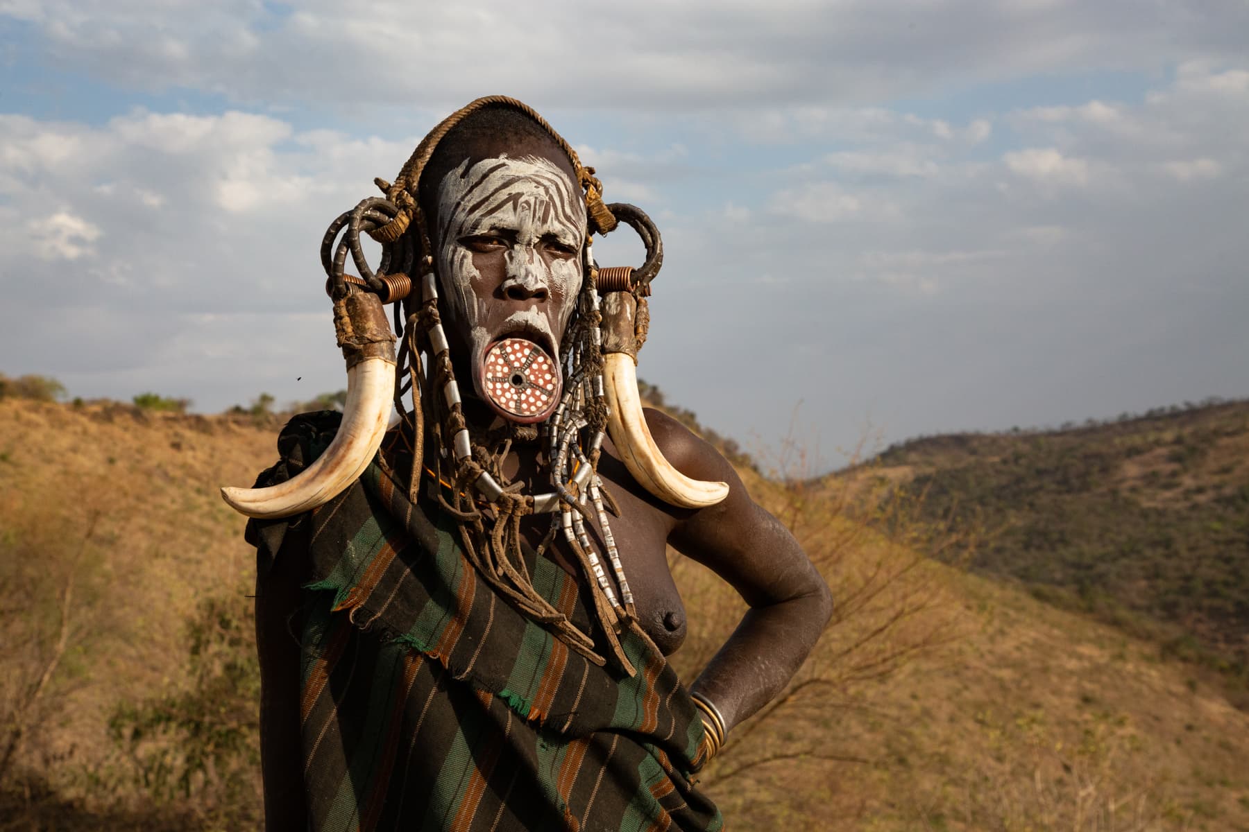 Mursi Portrait — Omo Valley